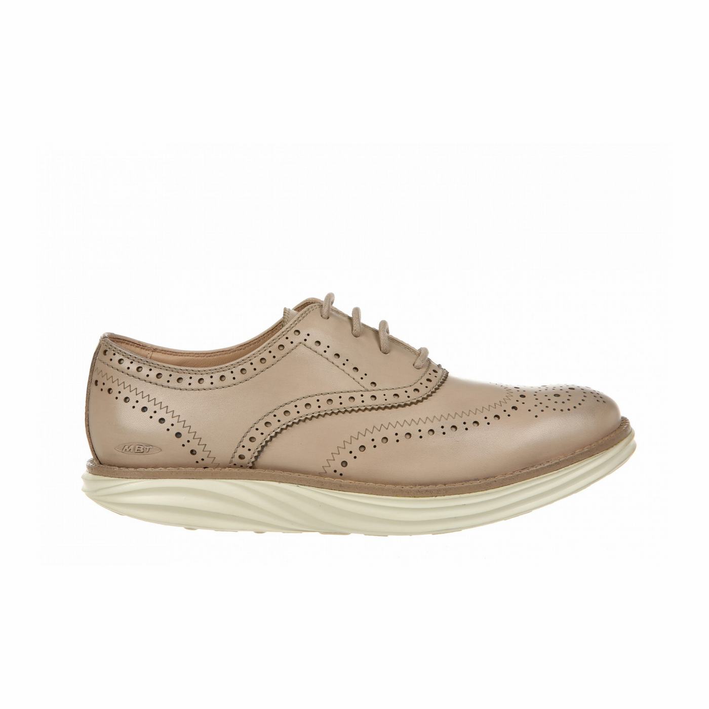 MBT Boston Wing Tip Pantofi Eleganti Femei - Kaki (58353-171)